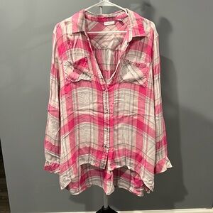 NY&CO Plaid Top